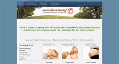 Desktop Screenshot of acupressurecentre.com